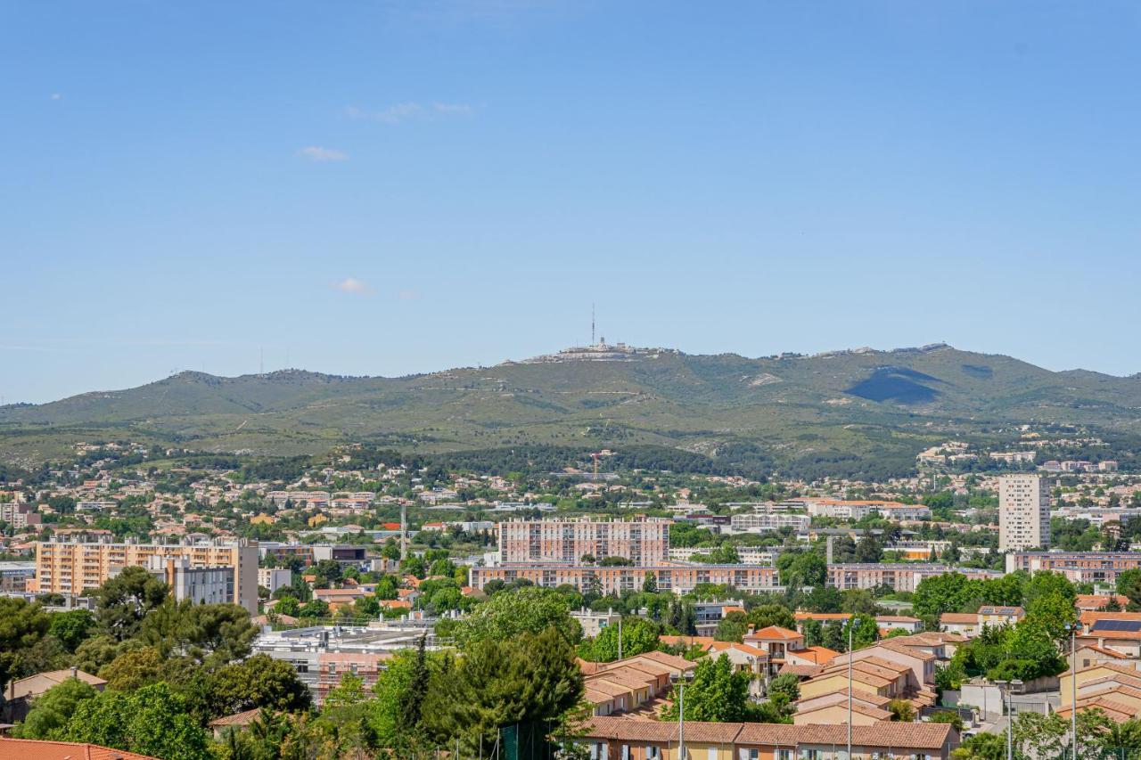 Park & Suites -Wifi-Netflix-Vue Marseilles Buitenkant foto