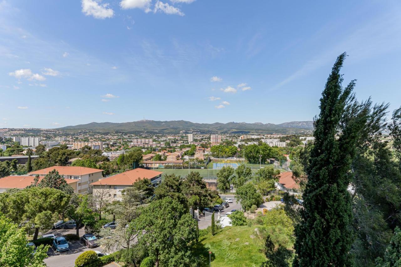 Park & Suites -Wifi-Netflix-Vue Marseilles Buitenkant foto