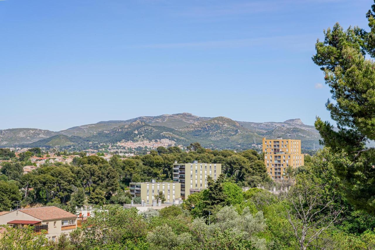 Park & Suites -Wifi-Netflix-Vue Marseilles Buitenkant foto