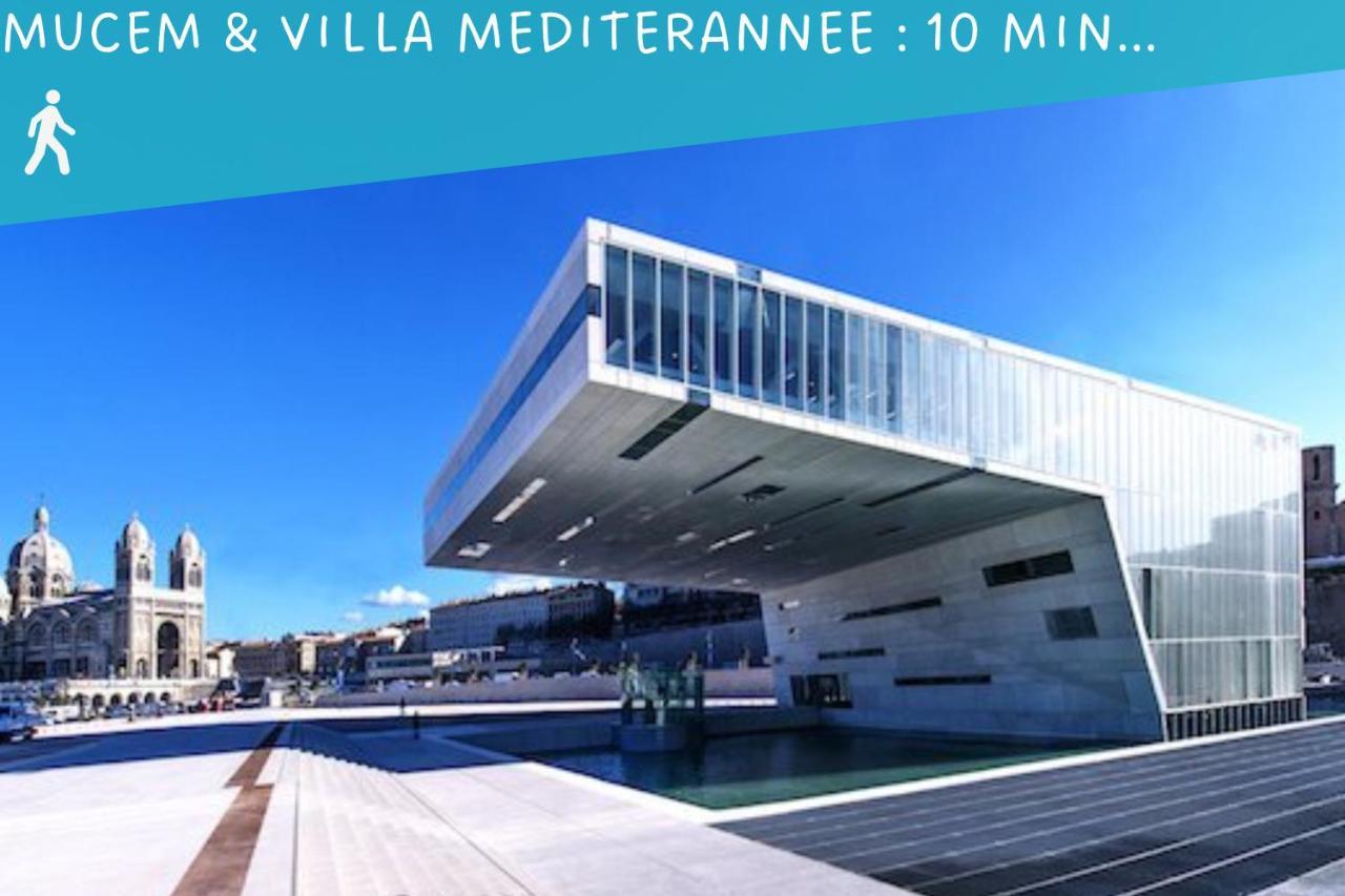 Park & Suites -Wifi-Netflix-Vue Marseilles Buitenkant foto